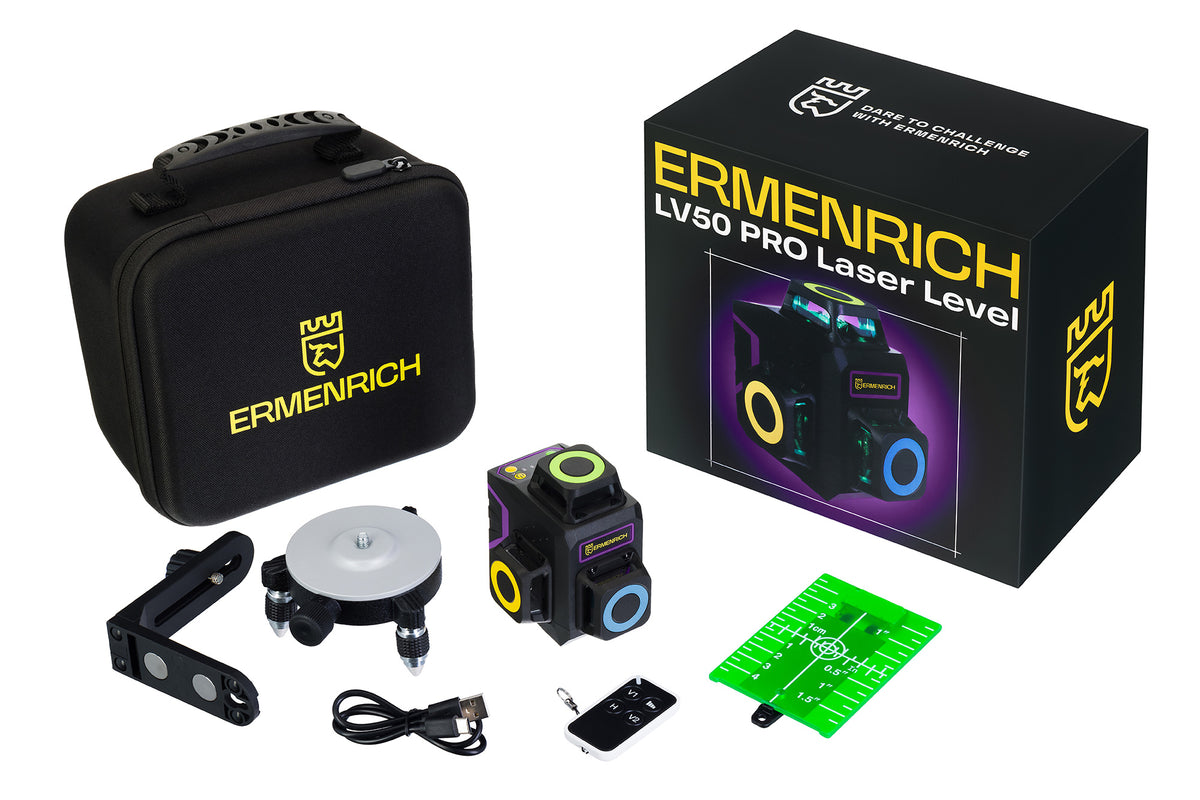 Poziomica laserowa Ermenrich PRO LV50 — szczegóły