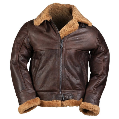 Mil-Tec Germany US B46 Sheepskin Leather Jacket