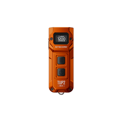 Nitecore TUP2 — pomarańczowy, widok z góry
