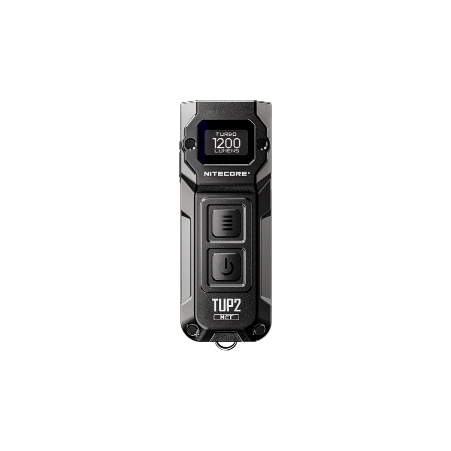 Nitecore TUP2 — czarny, ekran OLED i dwa przyciski