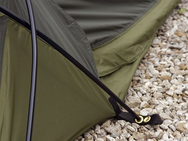 Snugpak Stratosphere oliwkowy — mocowanie pałąka