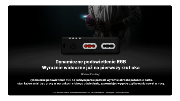 Zewnętrzna ładowarka Power Bank Nitecore NB10000 GEN4 (QC 3.0, 10000 mAh), 2xUSB-C A V A N G U A R D I S