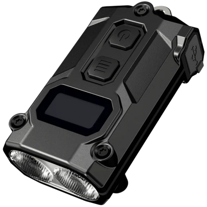 Latarka Nitecore TINI 3 (2xNiteLab UHE  LED, 600 lumenów, 5 trybów, USB-C), Czarny