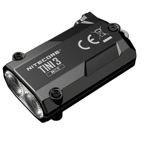 Latarka Nitecore TINI 3 (2xNiteLab UHE  LED, 600 lumenów, 5 trybów, USB-C), Czarny
