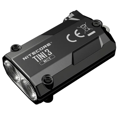 Latarka Nitecore TINI 3 (2xNiteLab UHE  LED, 600 lumenów, 5 trybów, USB-C), Czarny