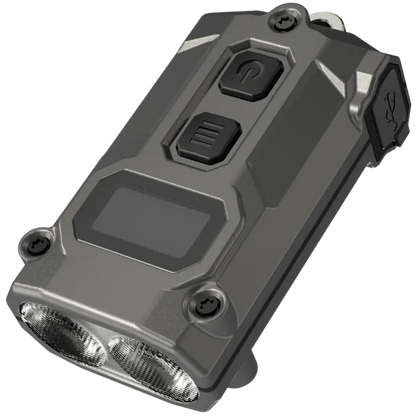 Nitecore TINI 3 MCT Taschenlampe (LED-Anzeige, USB-C), Grau 