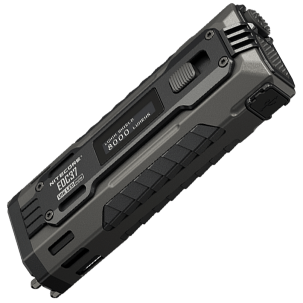Latarka Nitecore EDC37 (NiteLab UHi  20 MAX LED, 8000 lumenów, 7 trybów,  USB-C)