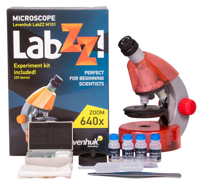 Mikroskop Levenhuk LabZZ M101 – Pomarańcza