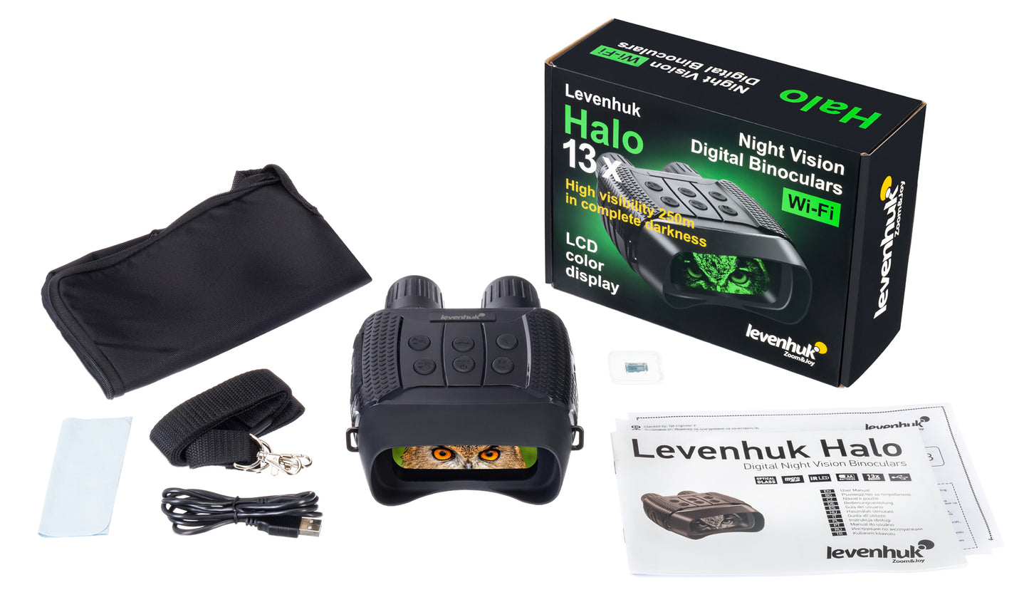 Cyfrowa lornetka noktowizyjna Levenhuk Halo 13X Wi-Fi A V A N G U A R D I S