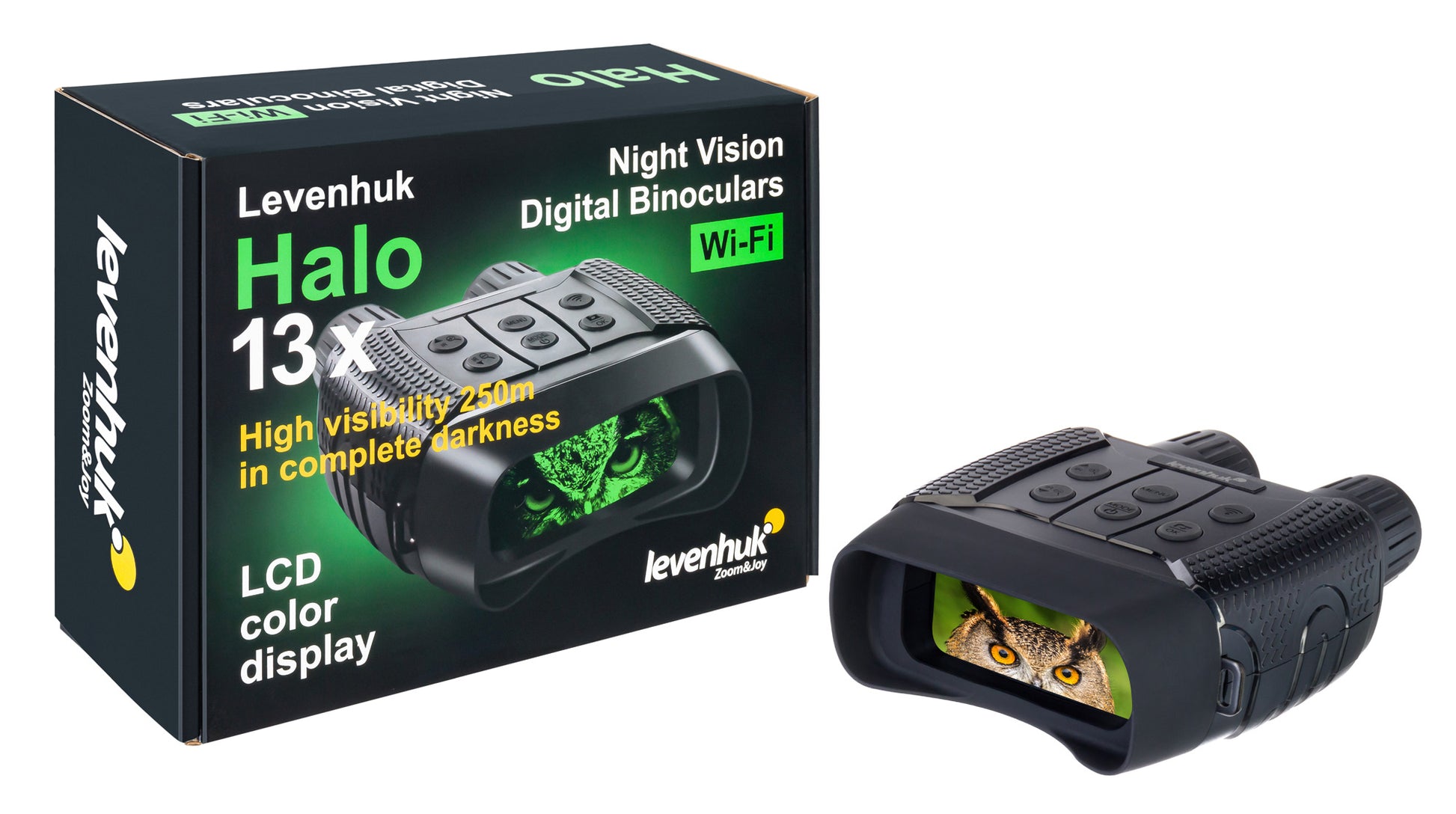 Cyfrowa lornetka noktowizyjna Levenhuk Halo 13X Wi-Fi A V A N G U A R D I S