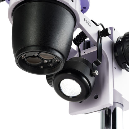 MAGUS Stereo 8B — obiektyw i oświetlenie