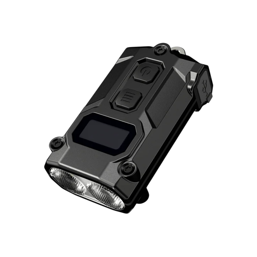 Latarka Nitecore TINI 3 (2xNiteLab UHE  LED, 600 lumenów, 5 trybów, USB-C), Czarny