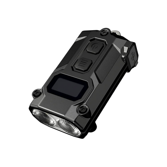 Latarka Nitecore TINI 3 (2xNiteLab UHE  LED, 600 lumenów, 5 trybów, USB-C), Czarny