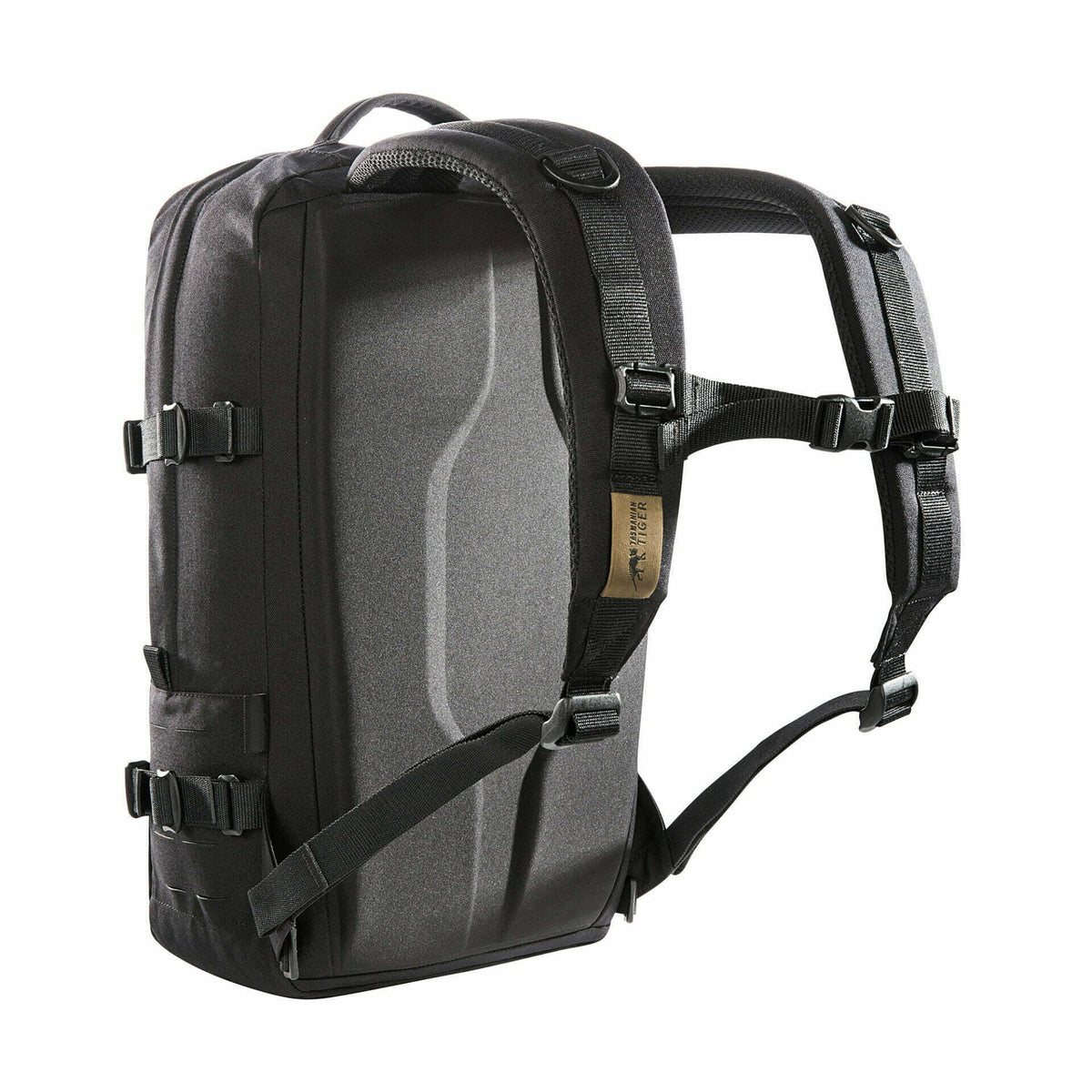 Plecak Tasmanian Tiger Modular Daypack XL 23 l — czarny — widok z tyłu