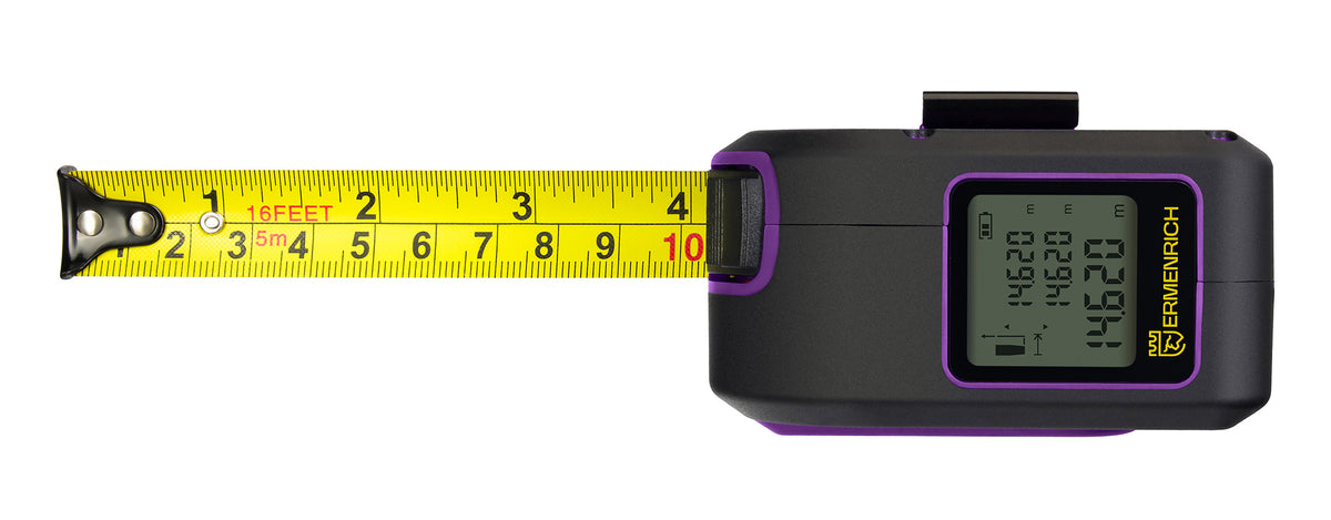 Laserowa taśma miernicza Ermenrich Reel SLR640 — 60 m / 5 m — szczegóły