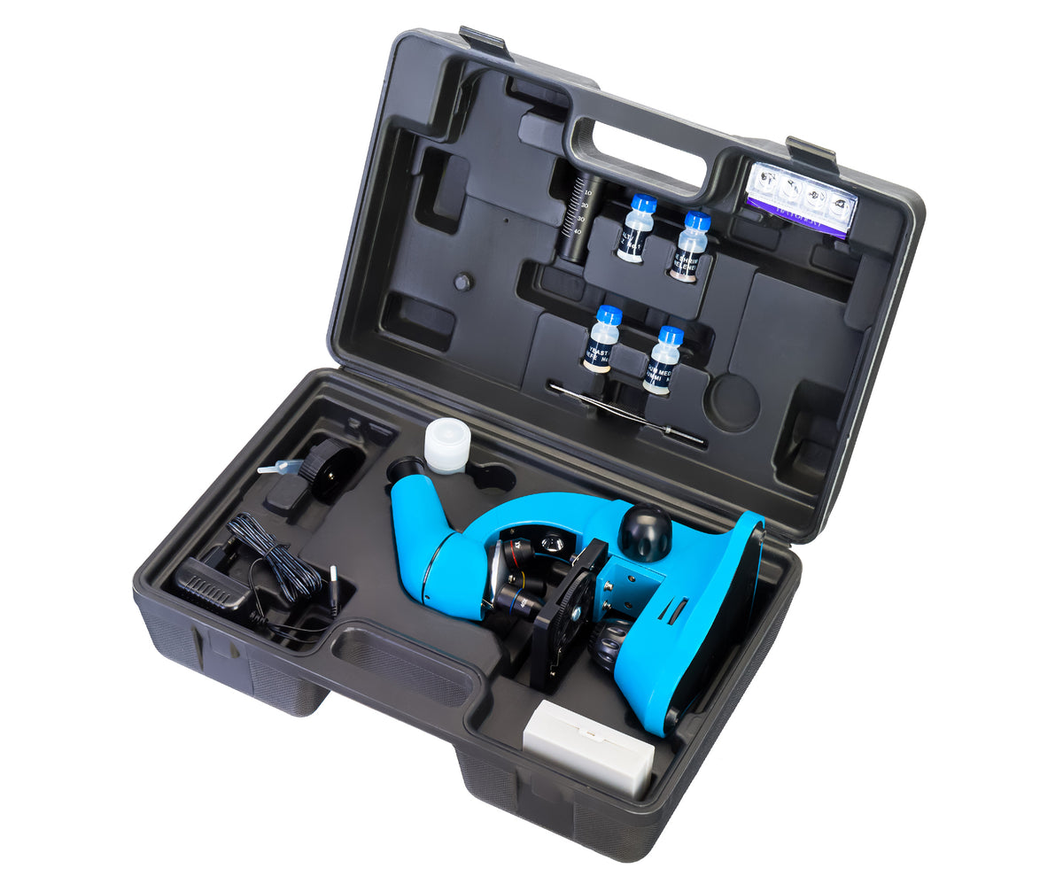 Mikroskop Levenhuk Rainbow 50L PLUS Azure 64–1280x K50 — zdjęcie 3