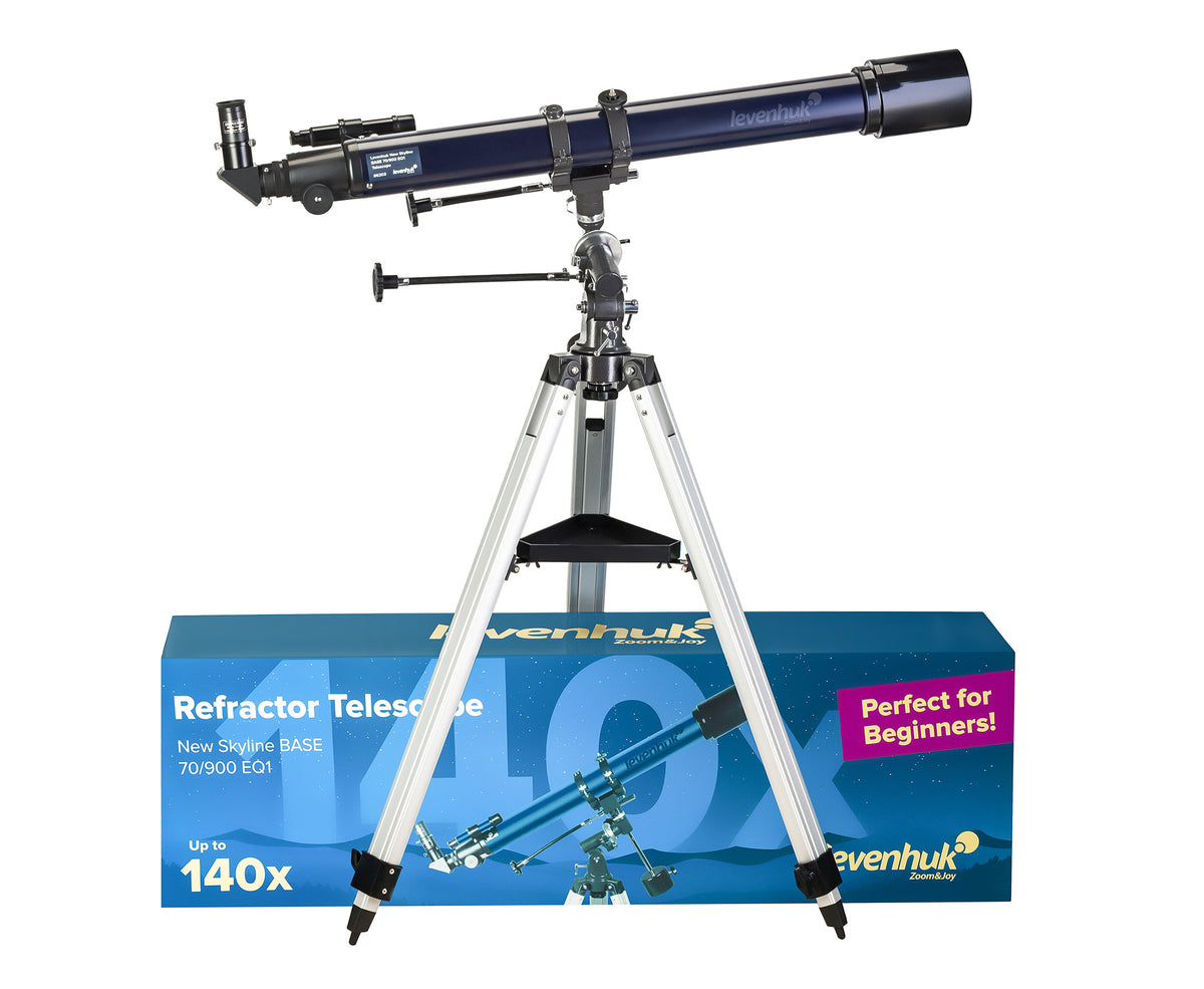 Teleskop Levenhuk New Skyline BASE 70/900 EQ1 — szczegóły