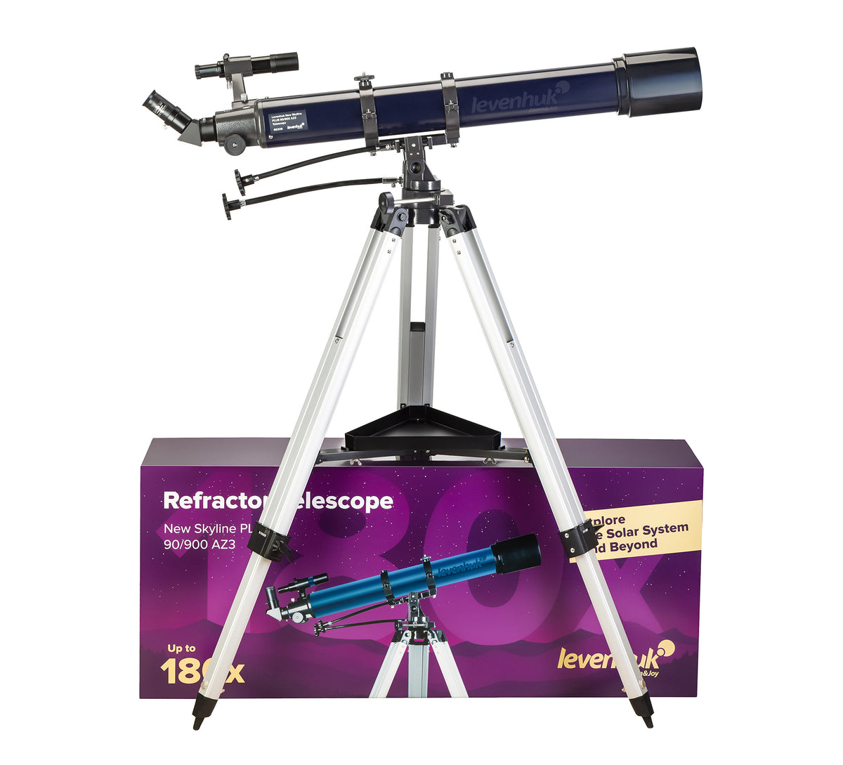 Teleskop Levenhuk New Skyline PLUS 90/900 AZ3 — szczegóły