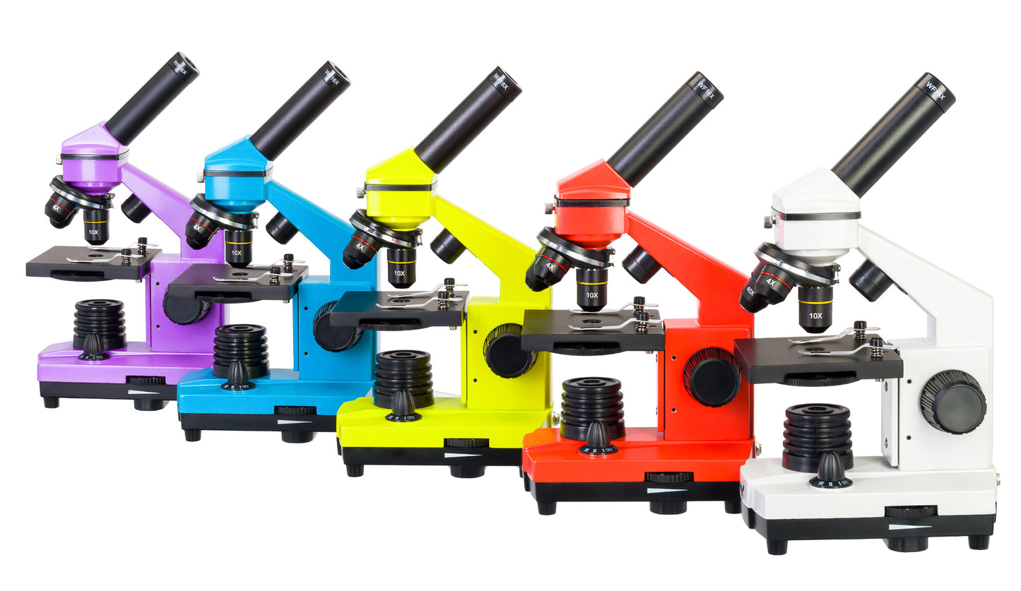 Mikroskop Levenhuk Rainbow 2L PLUS – Pomarańcza